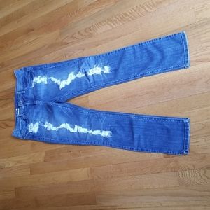 Design Lab Sold Brand. Distressed Jeans size 29 medium wash